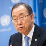 Le Secrétaire général Ban Ki-moon, Photo ONU/Mark Garten