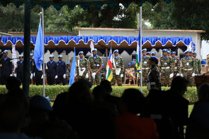 CENTRAFRIQUE: UN CASQUE BLEU SÉNÉGALAIS 