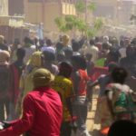 Manifestation contre une disposition de l&rsquo;accord de paix prévoyant la création d&rsquo;autorités intérimaires, le 12 juillet 2016 à Gao au Mali | AFP | SOULEYMANE AG ANARA