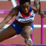 Reina-Flor Okori lors des Jeux olympiques de 2012 à Londres. / Photo GABRIEL BOUYS / AFP