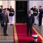 Joseph Kabila, président de la Rdc lors d&rsquo;une visite officielle à la maison blanche