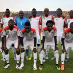 L&rsquo;équipe du Burkina Faso alignée face à l&rsquo;Ouganda en qualification pour la CAN-2017, à Ouagadougou, le 26 mars 2016 | AFP/Archives | AHMED OUOBA