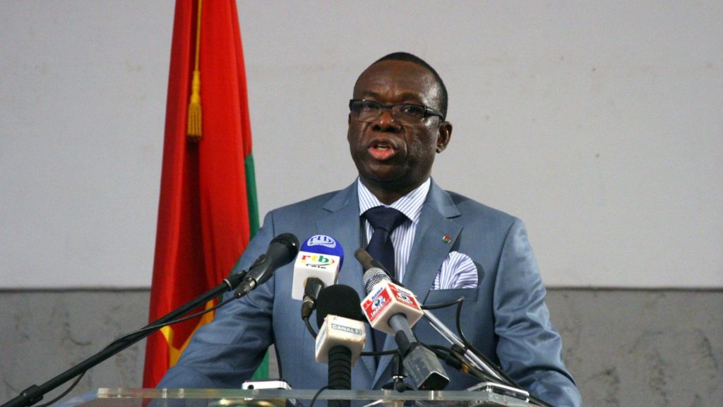 Burkina: Luc Adolphe Tiao, dernier Premier ministre de Compaoré, inculpé pour assassinat et écroué