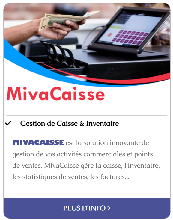 Gérer vos inventaires avec Mivacaisse