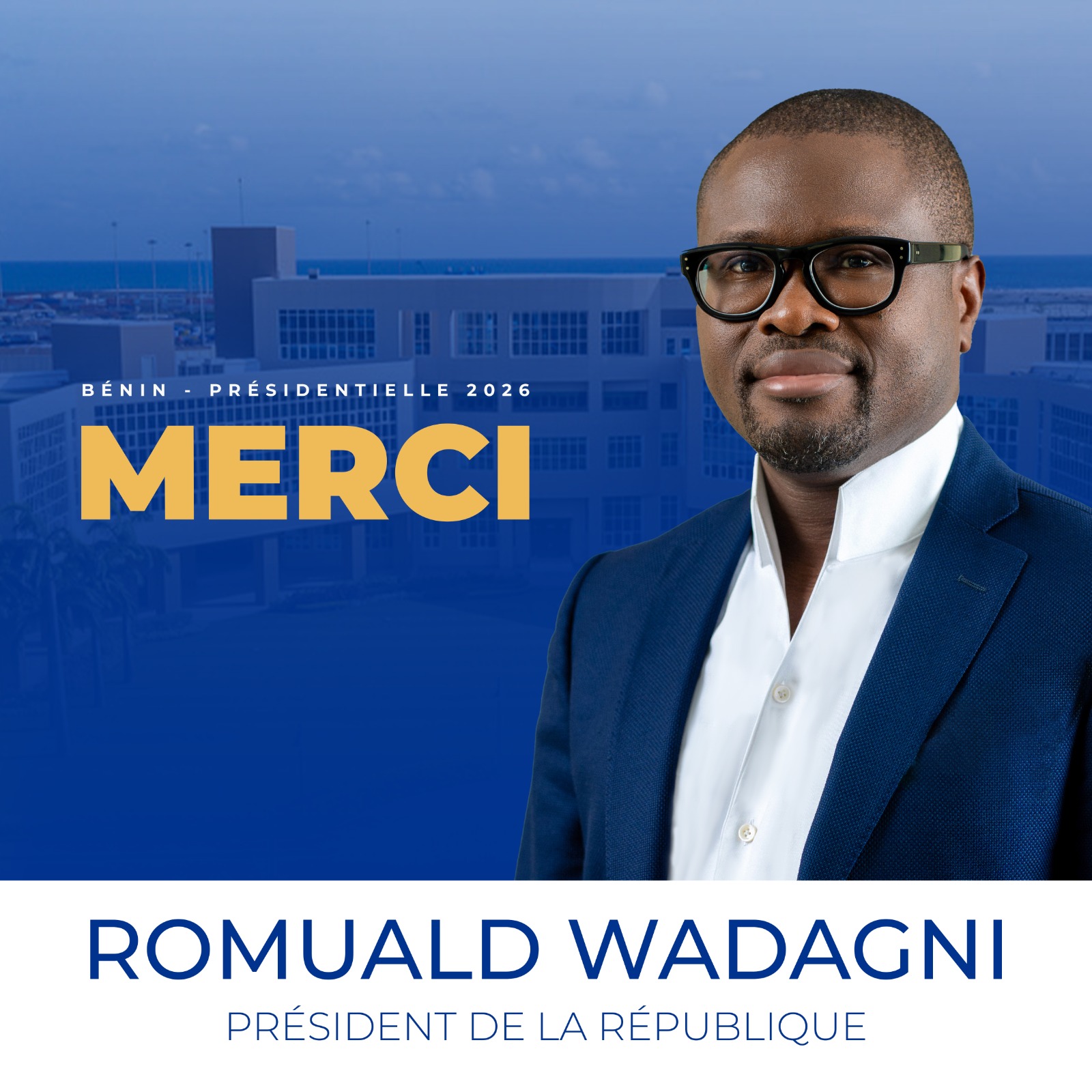 Bénin : Romuald Wadagni élu, promet une gouvernance axée sur l’unité nationale