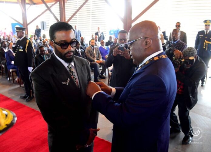 RDC : Fally Ipupa décoré par Tshisekedi