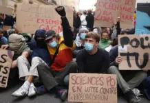 France : Mobilisation lycéenne, 88 personnels et 215 élèves blessés